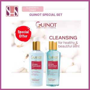 GUINOT REFRESHING CLEANSING MILK & TONING LOTION SET